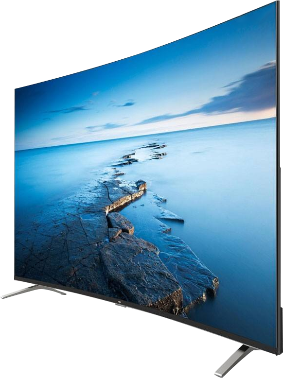 55-inch Smart TV Display Screen